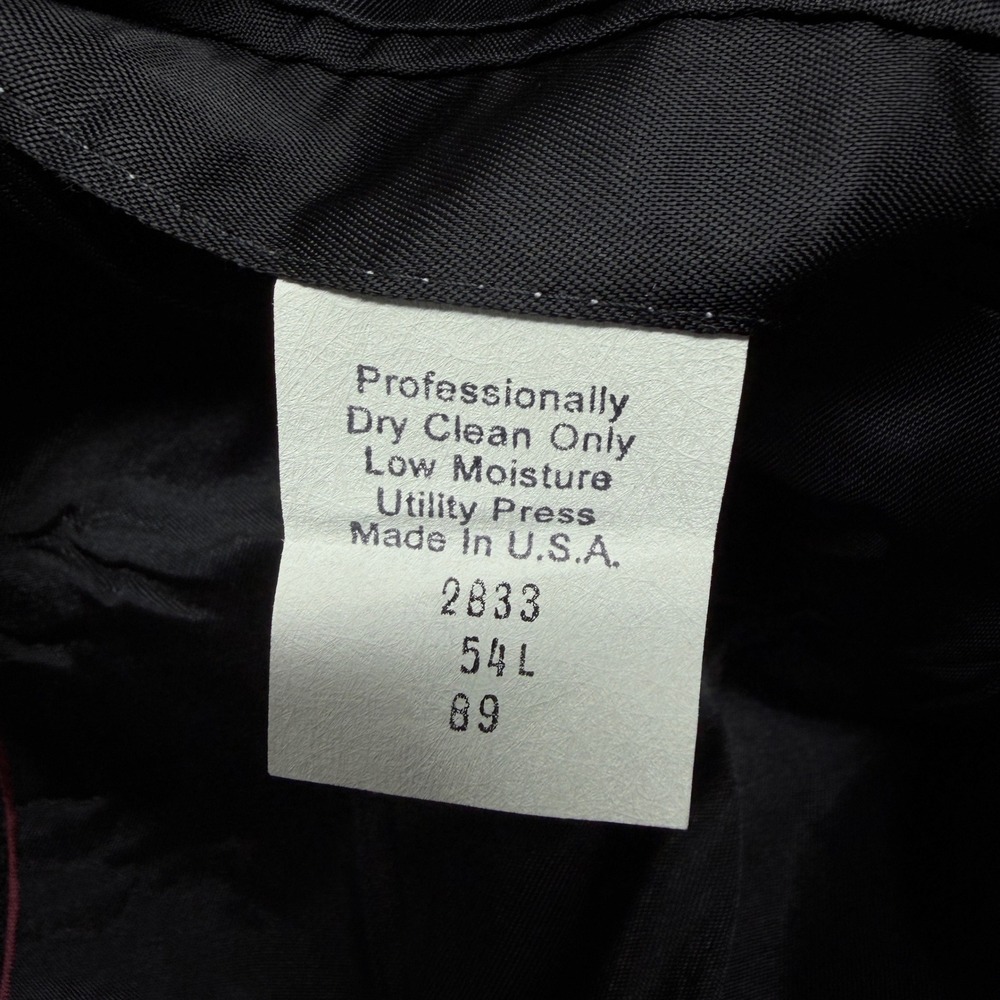 Alexander Lloyd Mens Black Wool Crepe Blazer Sport Coat 54L Made in USA - Picture 6 of 8